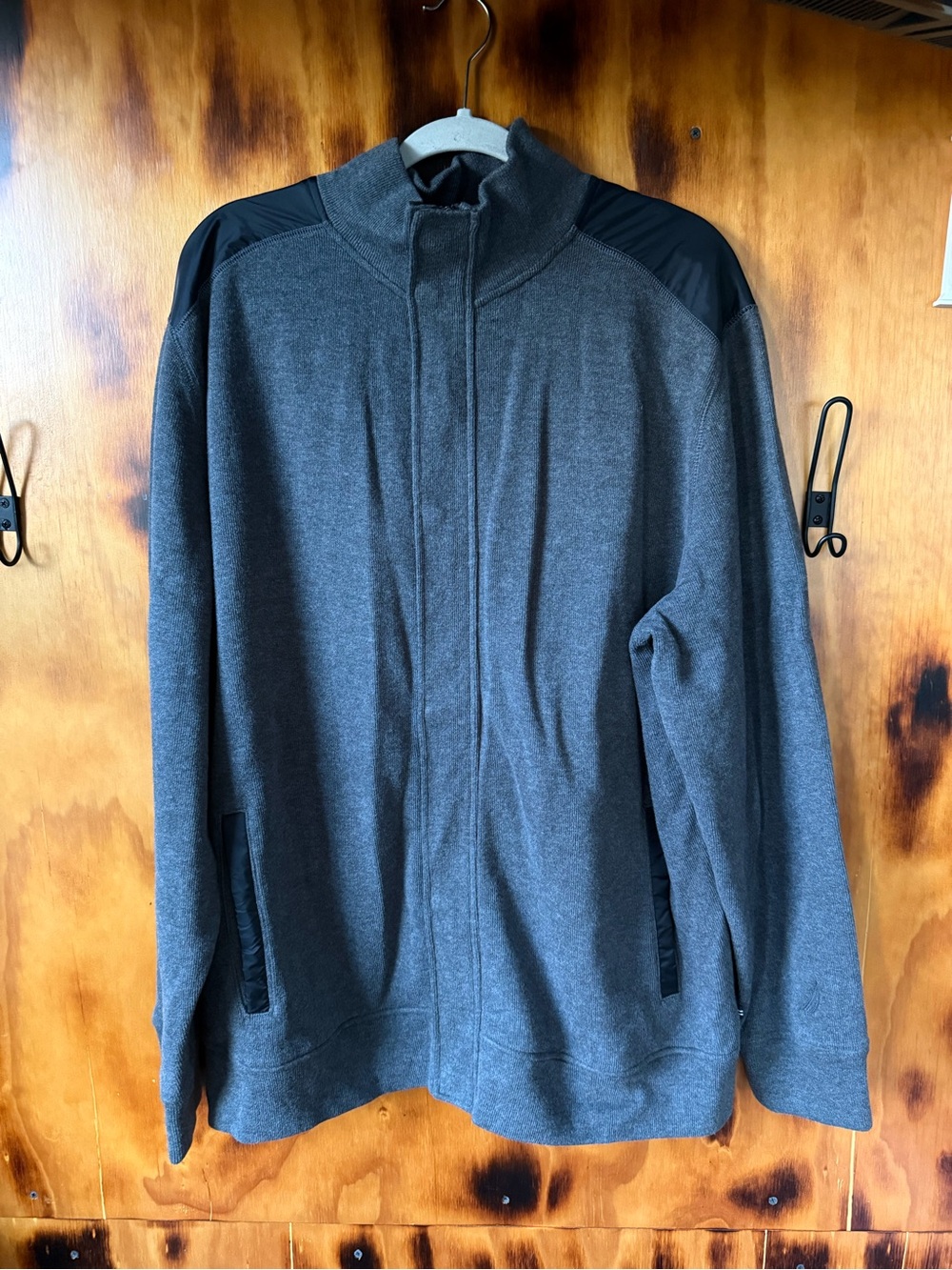 Nautica Gray & Black Performance Jacket